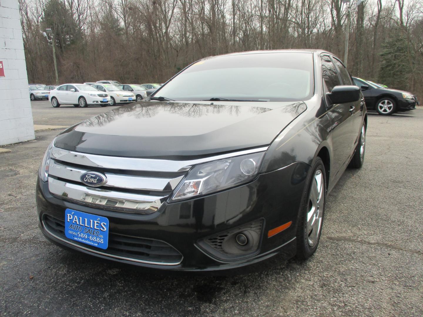 2010 BLACK Ford Fusion SE (3FAHP0HA3AR) with an 2.5L L4 DOHC 16V engine, AUTOMATIC transmission, located at 540a Delsea Drive, Sewell, NJ, 08080, (856) 589-6888, 39.752560, -75.111206 - Photo#0